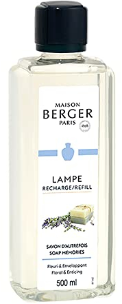 LAMPE BERGER - Recarga de Perfume para lámpara aromática, 500 ml