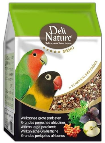 Deli Nature 5 Sterne AFRIKANISCHE GROßSITTICHE Vogel-Futter 2,5 kg