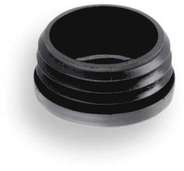 OL 20 Gleiter für Rundrohre, Schwarz, Kunststoff Polyethylene/PE, 35 mm