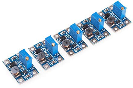 ANGEEK 5 Stück DC-DC 2A Step-up Wandler Regler Booster Versorgungs Modul Kompatibel mit Arduino SX1308