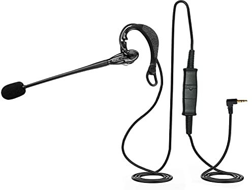 Cuffie intrauricolari per Alcatel-Lucent IP 4028 EE, 4029, 4038 EE, 4039 e 4068 EE Voip, ottime cuffie per casa, lavoro e centro di contatto, cavo jack da 3,5 ml, EAR200 + QD012