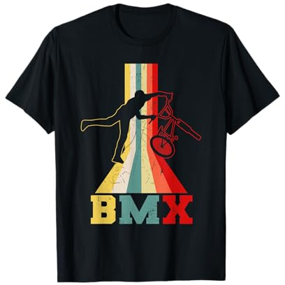 BMX Rider - Idée cadeau de course de cascade de vélo rétro T-Shirt