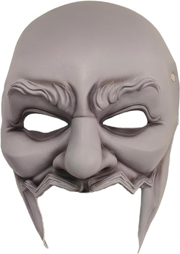 Dämonen Cosplay Latex Maske Halloween Gruselige Realistische Dämonen Halbgesichts Maske The Fiend Devil Mask Ghostface Kostümzubehör