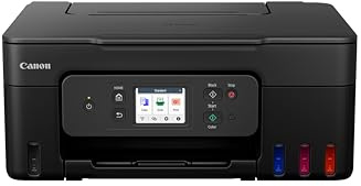 Canon PIXMA MegaTank G3590 - Imprimante Multifonction -Impression, numérisation, Copie - avec Wi-FI et réservoirs d'encre Rechargeables à Haut rendement