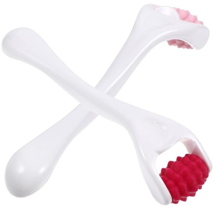 GANAZONO 2stücke Silikon Gesichtsmassagerolle Massage Roller Wiederverwendbare Augenrolle Mini Massagerolle Für Gesicht Muskelrolle