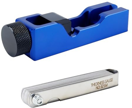 Hsthe Sea Herramienta Universal de Ajuste de la Distancia Entre bujías con calibrador de bujías. para ajustadores de automóviles y Motocicletas. para bujías de 10, 12, 14, 16 mm. Color Azul