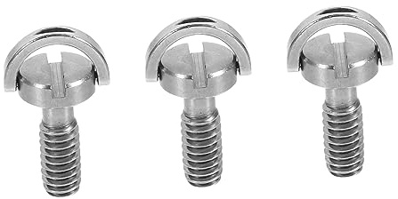 LALAFINA Set 3 Pezzi Vite Per Telecamera Con Anello a d in Acciaio Resistenti 1/4 Pollice Vite Incernierata Fissaggio Rapido Per Piastre Fotocamera Uso Professionale