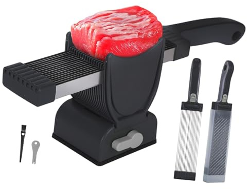 pumpumlia Portable Handheld Meat Slicer Stainless Steel Chicken Slicing Tool Practical Vegetables Cheese Dicing Machine Home Use Meat Slicer
