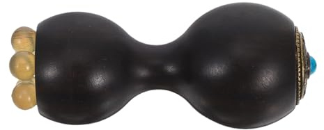 PACKOVE Holz-augenmassagegerät mit Rollkugel Gesichtsakupressur-werkzeug Hautpflege-applikator für Cremes und Öle Natürliches Massagegerät für Augen und Gesicht