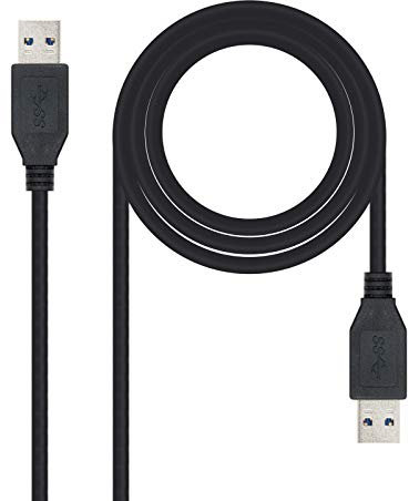 Câble USB NANOCABLE 10.01.1001 Noir