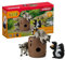 schleich 42596 Spielspaß um die Nuss, ab 3 Jahren, WILD LIFE - Spielset, 6 Teile, Mehrfarbig/Meereswellen (Ocean Tides)