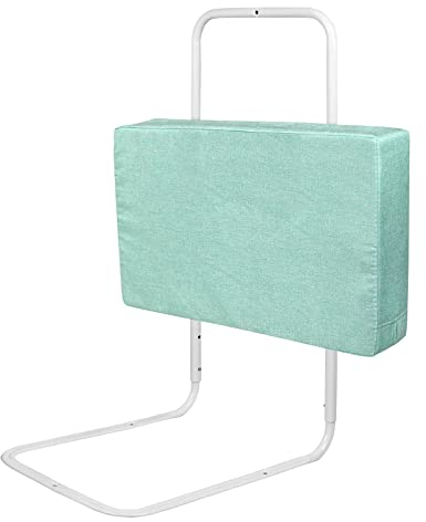 UISEBRT Bettgitter 50cm Rausfallschutz Bett, Bettschutzgitter für Kinder 5-Loch Höhenverstellbar Kinderbettgitter Sicherheitsschutz für Kleinkinder, Babys und Kinder, Grün