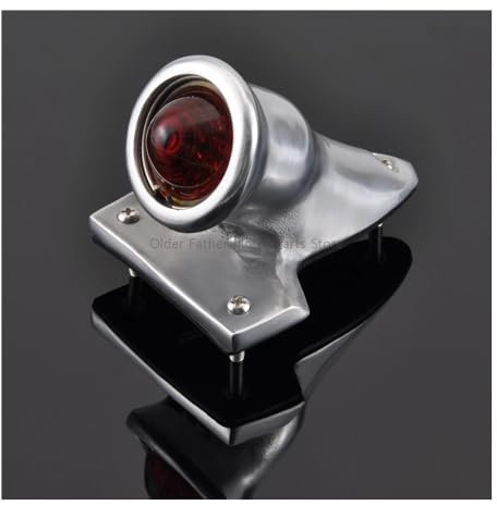 Hinten Rücklicht Chrom Motorrad Runde L- Rücklicht Für Har&Ley Cruiser Roller Chopper Bobber Universal 12 V Bremse Bremsleuchte