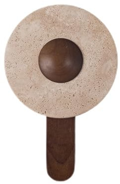 Jadssox Nordische LED-Wandleuchte, Holz-Wandleuchte, Naturstein-Wandleuchte, 8 W, festverdrahtete Wandleuchten, geometrische Wandleuchten für Wohnzimmer, Schlafzimmer, Nachttisch, Wandwaschleuchten