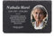 LAUBLUST Plaque funéraire personnalisée avec nom & photo comme ornement de tombe | Plaque en ardoise gravée & plaque сommémorative – 3 tailles | Belle pierre tombale avec texte (Motif Fleurs)