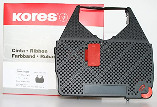 Kores – färgband, C-filmtyp, svart, modell kompatibel med Smith-Corona PE 900