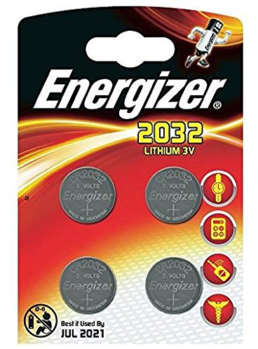 Energizer – Lotto di 10 Blister da 4 pile litio CR 2032 Maxi