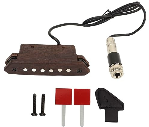Gitarren -Pickup -Kit, Rausch -Reduktion -Loch -Abholungs -Kit -Kit Akustik Gitarre Doppelspulen -Soundhole -Tonabnehmerverstärker für den Ersatz