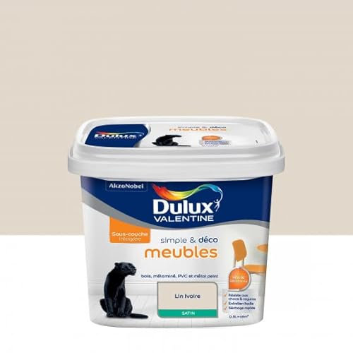 Dulux Valentine Peinture Simple & Déco Meubles Lin Ivoire