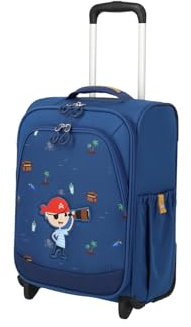 Travelite Kinderkoffer mit 2 Rollen für Mini-Weltentdecker, Handgepäck Kindertrolley MINIMOVER aus recyceltem Polyester, 44 cm, 1,9 kg