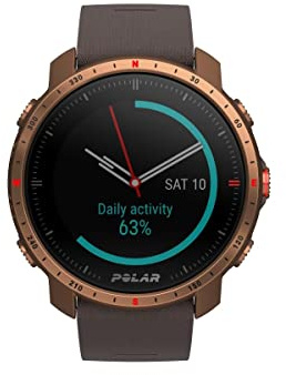 Polar Grit X Pro- GPS Multisport Smartwatch- Durabilidad Militar, Cristal de Zafiro, FC en la Muñeca, Batería de Larga Duración, Orientación, para Deportes al Aire Libre, Trail Running, Senderismo