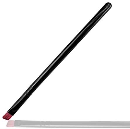 Jagowa 1 Piece Oblique Eyebrow Brush Eyeliner Oblique Head Precision Ultra Thin Slanted Flat Angle Brush Makeup Tool Brush for Women Girls