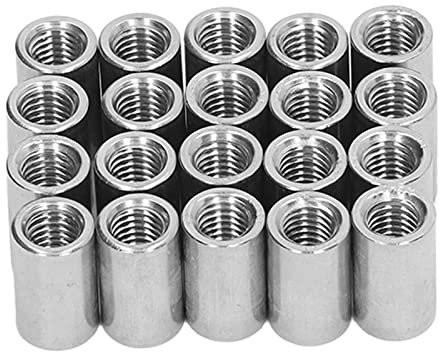 Mavaol M8-Überwurfmuttern, Edelstahl, korrosionsbeständig, robust, 20 Stück für Heimwerker, Heimwerker und mechanische Reparaturen