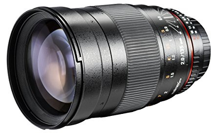 Walimex Pro 135mm F / 2.0 lentille SCC (diamètre de filtre de 77 mm) pour Fuji X