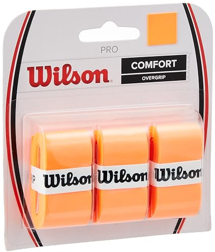 Wilson Unisex-Adult Pro Overgrip Griffbänder, Orange, 3 EU