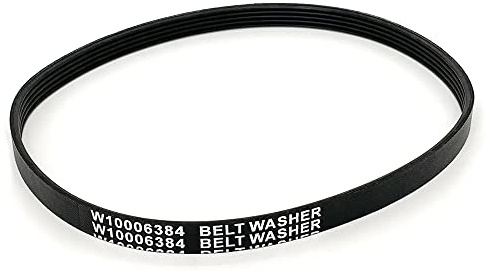 W10006384 Washer Drive Belt Replacement Part for Whirlpool Maytag Kenmore Washers, Top Load Washing Machine Accessories Replaces WPW10006384 WPW10006384VP PS11747978 AP6014712