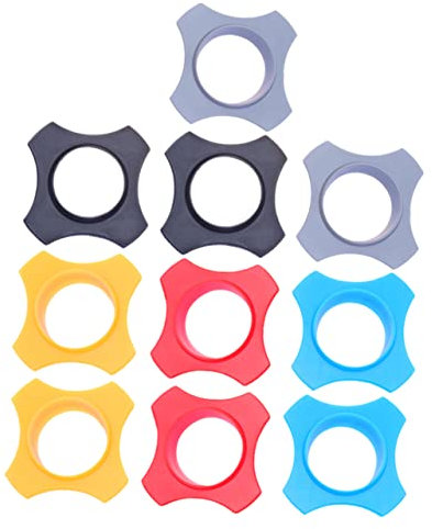 ifundom 10Piezas Anillo Antideslizante para Micrófono Protección Antichoque y Anticaída Accesorios Colores Naranja Azul Negro Gris Rojo Fáciles de Usar y Limpiar para Micrófonos de Mano