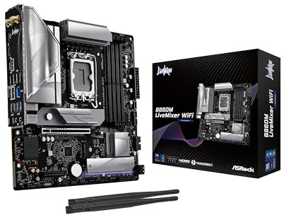 ASRock B860M LiveMixer WiFi DDR5 PCIe 5.0 ATX Motherboard