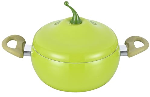 Soup Pot Non Gold Coating Thick Fruit Pot | Thick Fruit Shaped Soil Pot Non Stick Pressure Cooker | Multivurpose -Herd -Top-Koch Pasta Soup Spaghetti Dishes