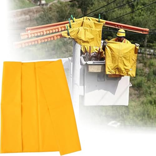 Manta Aislante antielectrocución, 40, 60, 80, 90, 100, 150 y 200 cm, Cubierta Protectora portátil de Resina EVA para Alto Voltaje, Manta/Tela Aislante para líneas de telecomunicaciones, con