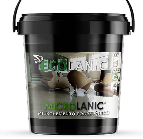 MICROLANIC FEINER EINKOMPONENTIGER (15KG). Für 25m2 Feinkörniges gewachstes Betonpulver zur Dekoration von Böden und Wänden. Dieses Produkt ist Teil eines Systems. LACHSFARBE
