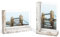 kollyseek 2er Set Bilderrahmen 10x15 cm, L-förmigem MDF Bilderrahmen mit Doppelseitiger nicht zerbrechliches gehärtetes Glas,Vintage-Weiß