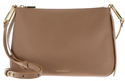 Coccinelle Leder Umhängetasche Magie Mini Bag Skin hellbraun
