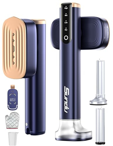 Clothes Steamer, Steamer for Clothes with 2 Water Tanks (180 ml and 100 ml), Portable 2 In 1 Travel Steamer Iron,10s Fast Heat-up, 20 Minutes of Ironing Handheld Garment Steamer for Travel and Home