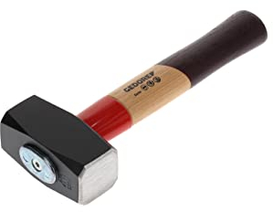 GEDORE Mazzetta Muratore, Mazzetta 1250 g, Mazzetta 1.25 kg, Martello con Manico in Frassino, Utensile, Forgiata, Rotband-Plus, 620 E-1250