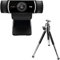 Logitech Webcam C922 Pro Stream, HD 1080p / 30fps ou HD 720p / 60fps Hyperfast, Audio stéréo, Correction de la lumière HD, Autofocus, pour Youtube, Twitch, XSplit, PC/Mac/Laptop/Macbook/Tablet