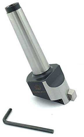 Fly Cutter MT2 Shank (M10 Drawbar Thread) with 5/16 HSS Tool Bit for Lathe & Milling Machine w/HSS Bit