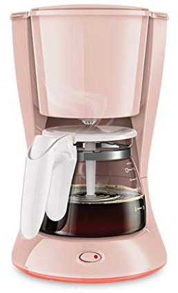 FLBT Macchina da caffè Multifunzionale a Goccia per Uso Domestico Rosa Piccola teiera caffettiera Domestica a Goccia Automatica Needed