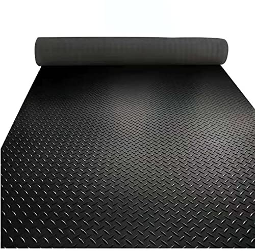 Gummimatte 3mm/5mm Schutzmatte Gummimatte Bodenmatte Bautenschutzmatte Antirutschmatte Gummi Boden Matte Für garagenboden werkstattboden (Size:50 * 50cm/5mm)