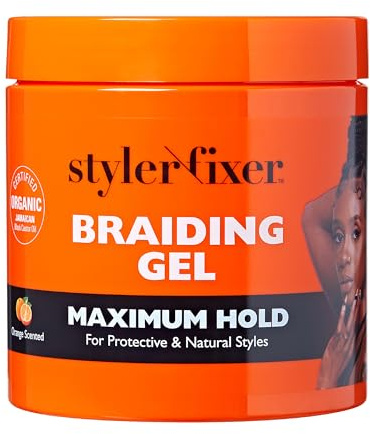 Red by Kiss Gel Fissatore Di Massima Fissaggio Per Trecce Africane E Radici, Idratante, Condizionatore, Controllo Crespo A Lunga Durata, 4C Umettante, Nutriente, Alta Luminosità, Senza Residui(946 Ml