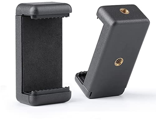 Zeadio Supporto per treppiede per smartphone, adattatore per supporto per cellulare, morsetto regolabile per monopiede per selfie stick pour tous les smartphones iPhone et Android