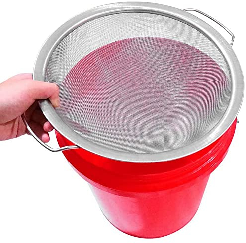 Jufjsfy Paint Strainer Mesh Stainless Steel Paint Emulsion Funnel Filter Cover Filter Product 60-Mesh 11.4Inch Width