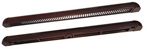 300mm Brown Trickle Vents (internal and external fittings)