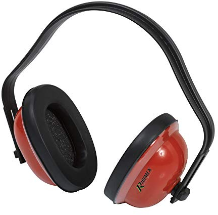 Ribiland 00649 - Casque Anti-Bruit - Réglable en Hauteur - Rouge