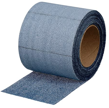 3M Blue Net Foglio abrasivo con Supporto in Rete, in Rotolo, 115 mm x 10 m, Grana 220, 36474