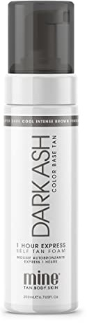 MineTan Profi-Sprühbräune | Dark Ash 1 Stunde Ultra Rapid Tanning Flüssig, Dunkle, Gesicht & Körper Fake Tanner, Schnelle Trocknend, Sattes, Super Dunkelbraunes Finish, Keine Orangetöne, 1L